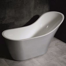Свободностояща вана, 153х71.5х90 см., сребрист
